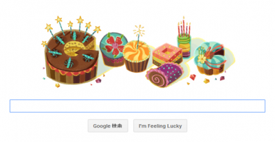 Google誕生日ロゴ