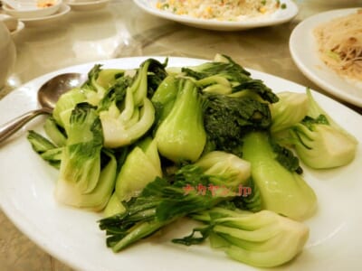 青梗菜の炒め物　香港